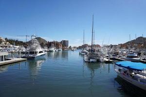 CABO SAN LUCAS, MEXICO - JANUARY 25 2018 - Pacific coast town is crowded of tourist photo