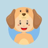 Avatar of a Character with Dog Costume vector