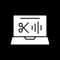 Audio Editing Vector Icon Design