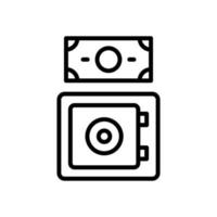 safe box icon for your website design, logo, app, UI. vector