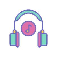 headphone icon for your website design, logo, app, UI. vector