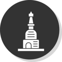 Stupa Vector Icon Design