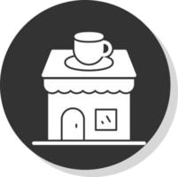 Coffee Shop Vector Icon Design