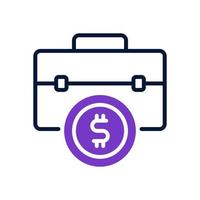 briefcase icon for your website design, logo, app, UI. vector