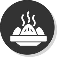 diseño de icono de vector de dim sum