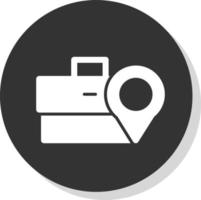 Work Destination Vector Icon Design