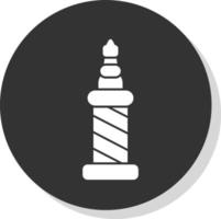 Trajans Column Vector Icon Design