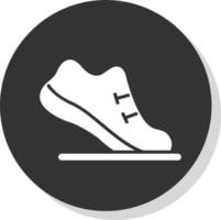 diseño de icono de vector de zapatos de dubai