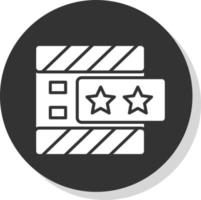 Movie Review Vector Icon Design