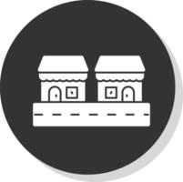 Street Market Vector Icon Design