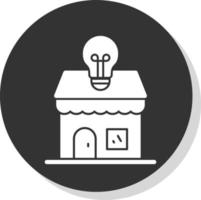 Electronics Shop Vector Icon Design