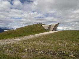 PLAN DE CORONES, ITALY - AUGUST 4 2020 - reinhold messner mountain museum photo