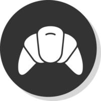 Croissant Vector Icon Design