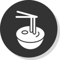 diseño de icono de vector de bibimbap