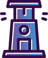 Lighthouse Vector Icon Design