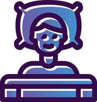 Sleeping Vector Icon Design