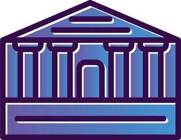 Parthenon Vector Icon Design