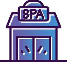 diseño de icono de vector de centro de spa