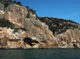 Sea Oxen Grottoes grotta del bue marino Cala Gonone Italy photo