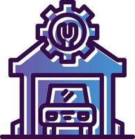 Mechanic Shop Vector Icon Design