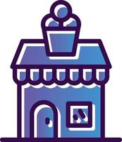 Icecream Shop Vector Icon Design