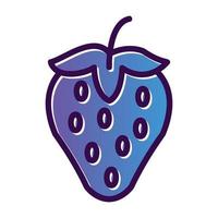 Strawberry Vector Icon Design