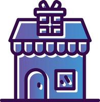 Gift Shop Vector Icon Design