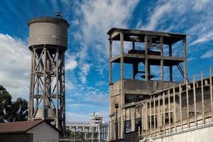 old abandoned industrial urban site photo