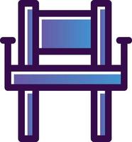 Director Chair Vector Icon Design