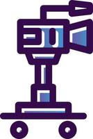 Camera Dolly Vector Icon Design