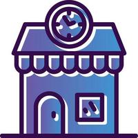 Clock Shop Vector Icon Design