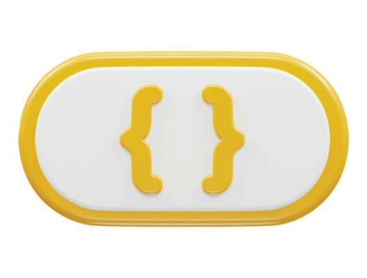 Html icon 3d render vector illustration