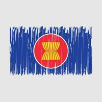 Asean Flag Brush vector