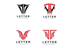 T Letter Logo, Modern Letter Style Vector, Design Suitable For Product Brands With T Letter vector