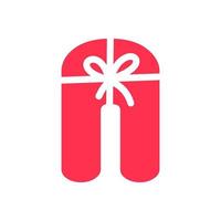 Initial N Gift Logo vector