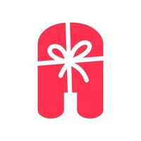 Initial A Gift Logo vector