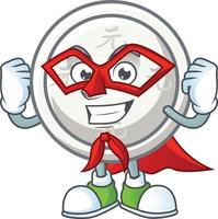 Chinese silver coin cartoon character style vector