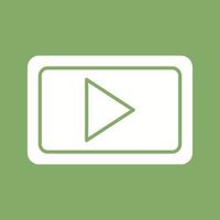 Unique Video Communication Vector Icon