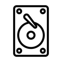 Hard Disk Icon Design vector