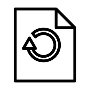 Backup File Icon Design vector