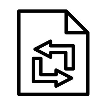 diseño de icono de sincronización de datos vector