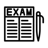 Exam Icon Design vector