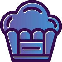 diseño de icono de vector de muffin