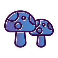 Mushroom Vector Icon Design