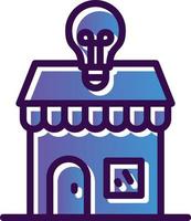Electronics Shop Vector Icon Design