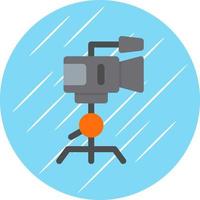 Camera Tripod Vector Icon Design