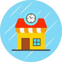 Clock Shop Vector Icon Design