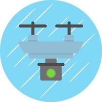 diseño de icono de vector de drone de cámara