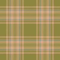 Plaid seamless pattern. Check fabric texture. Vector textile print.