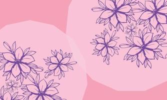 modern style and good looking decorative floral background vector